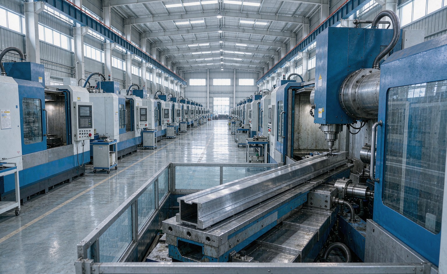 DDJ precision manufacturing facility producing miniature linear guide rails